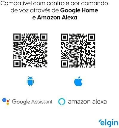 Lâmpada Inteligente Smart Color 10W Elgin RGB Wifi Compatível com Alexa e Google Home Lâmpada Inteligente Smart Color 10W Elgin RGB Wifi Compatível com Alexa e Google Home